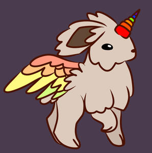 rabbit unicorn thing